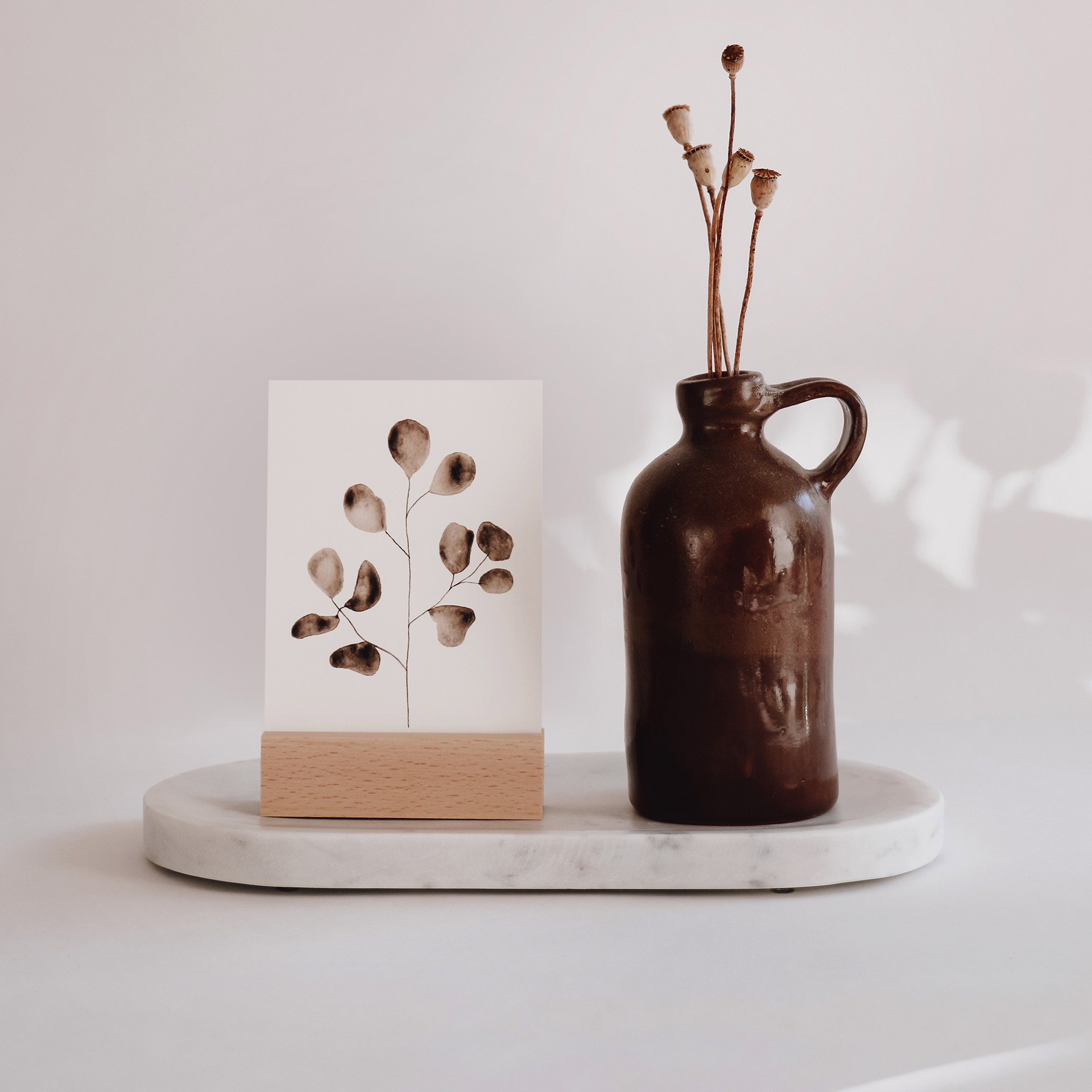 Postkarte mit Kartenhalter-1