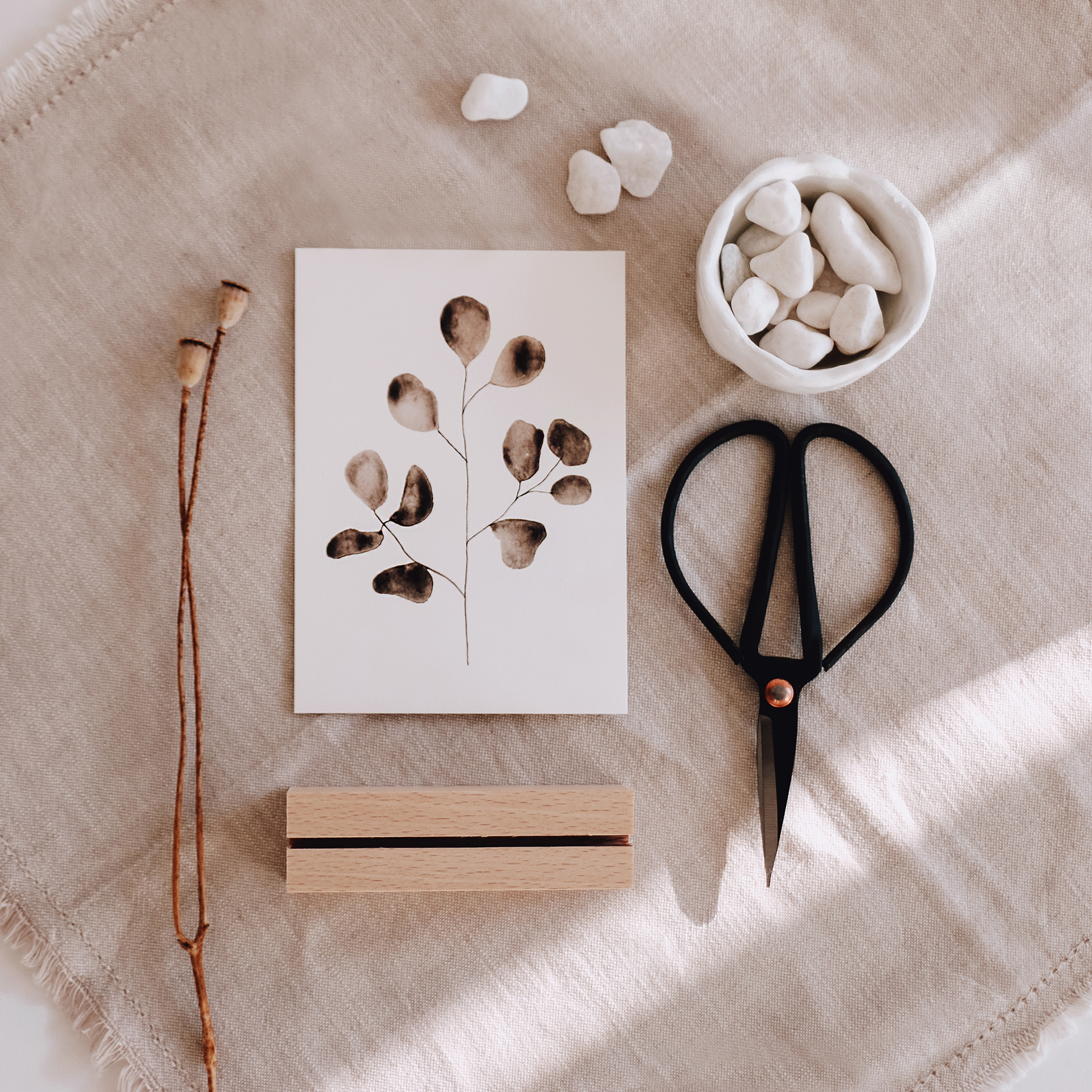 Postkarte mit Kartenhalter-3