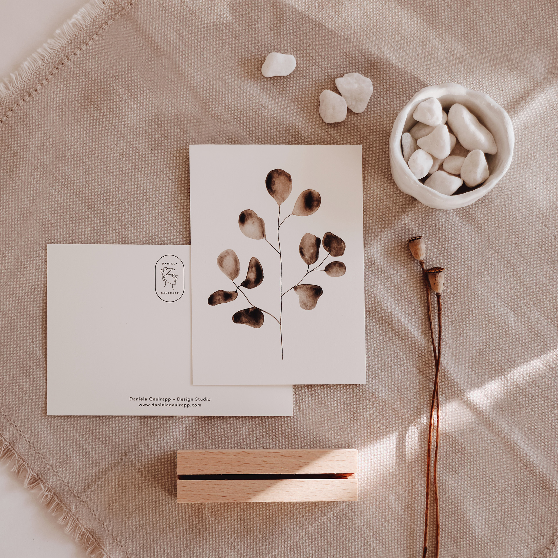 Postkarte mit Kartenhalter-6