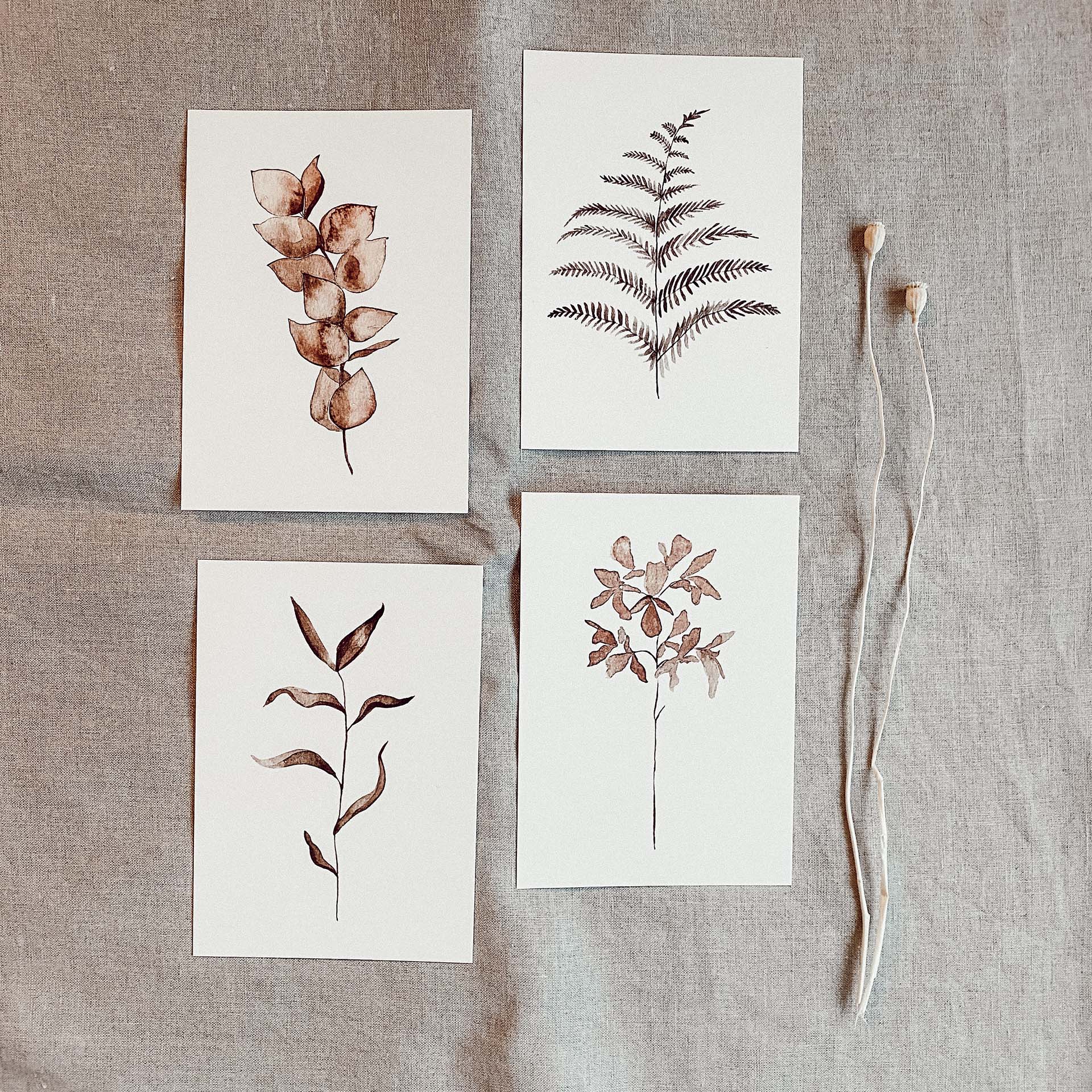 Postkarten Set Watercolor-1