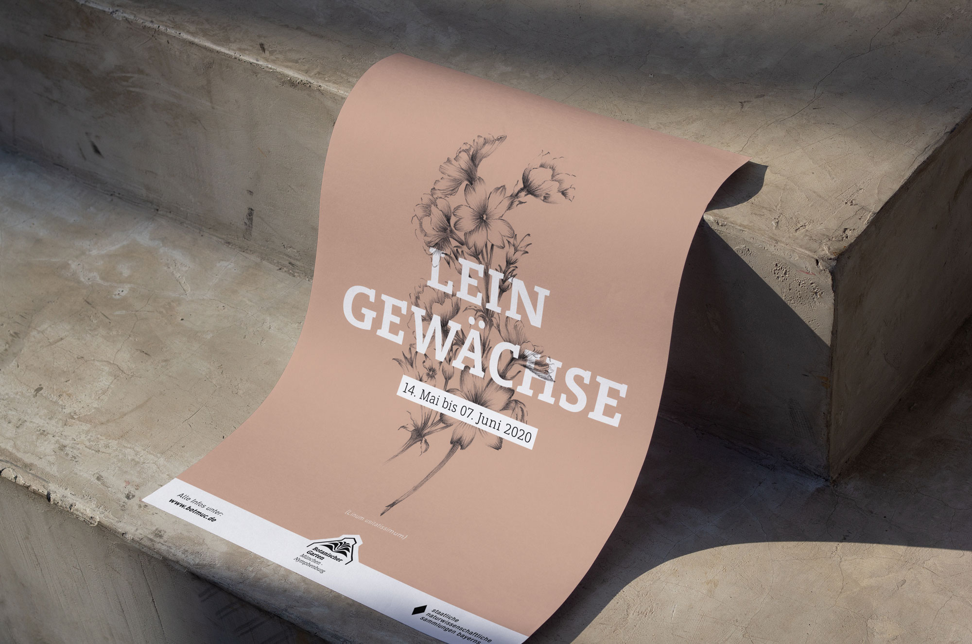 Botanischer Garten Design Poster